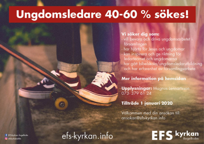 Ungdomsledartjänst (deltid)