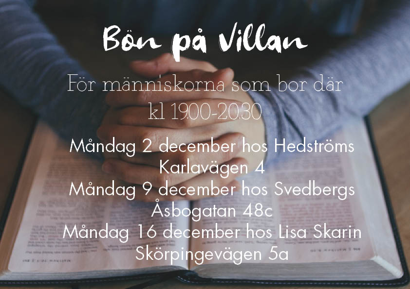 Bön på Villan